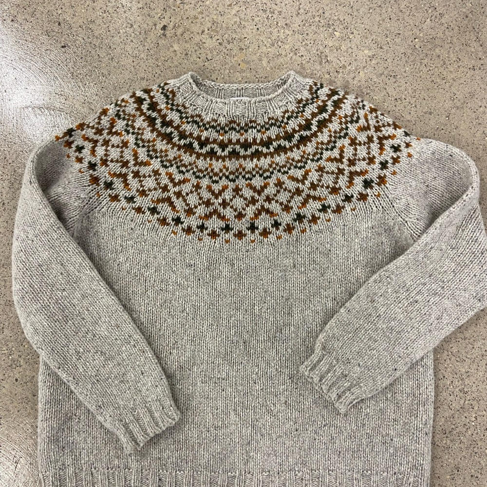 Sweater bulky knit - amazing quality 100% wool